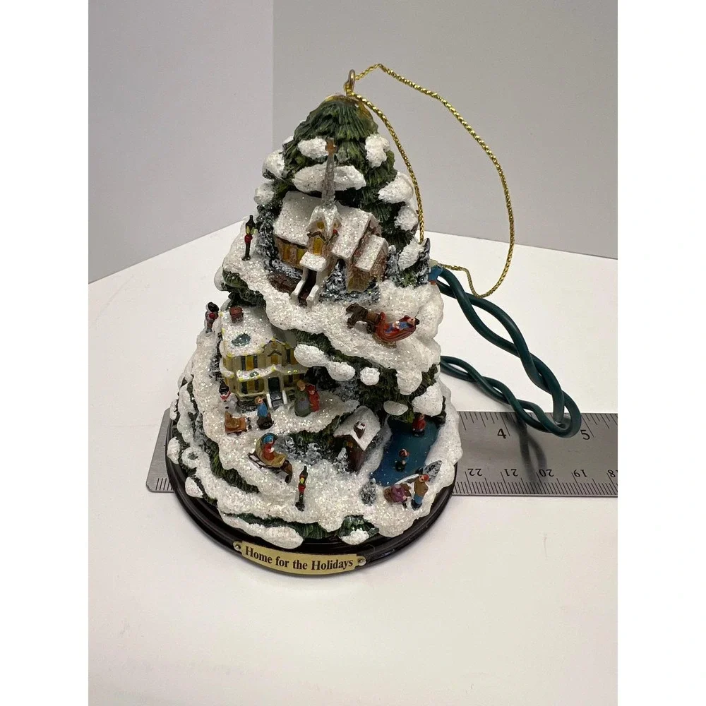 VTG‎ 2005 Thomas Kinkade Home for the Holidays Illuminated Christmas Ornament